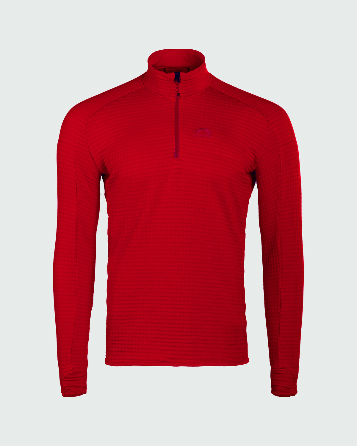 Fliana Active Grid Longsleeve Zip Shirt