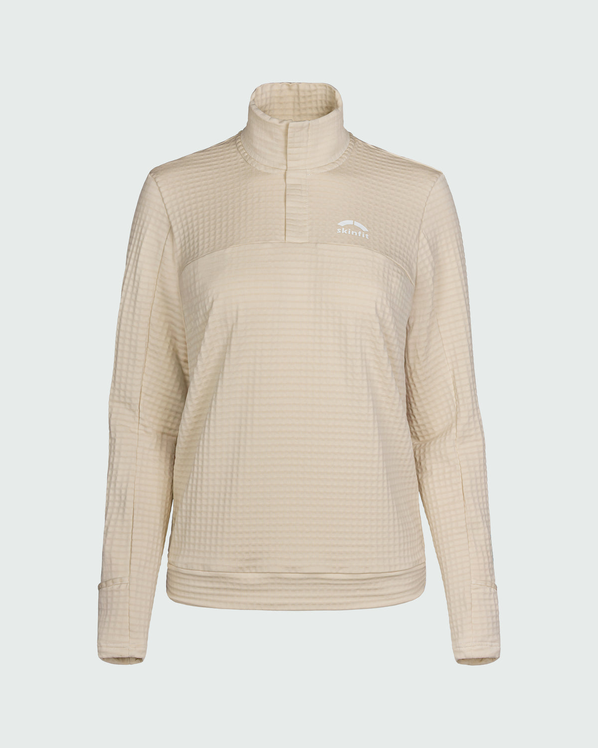 Ducan Flow Grid Longsleeve Zip Shirt W