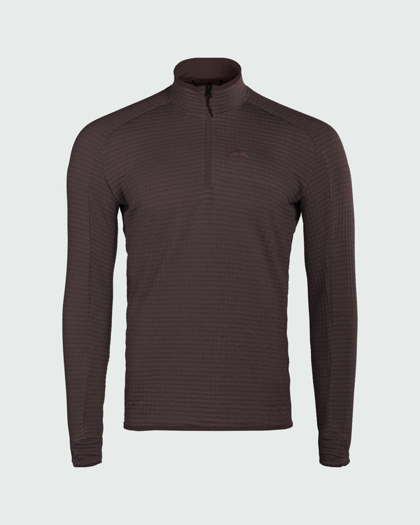 Fliana Active Grid Longsleeve Zip Shirt