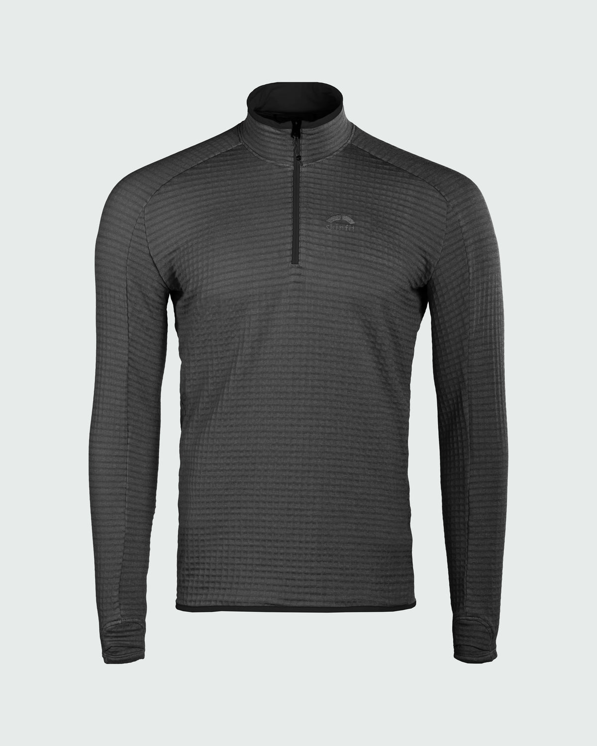 Fliana Active Grid Longsleeve Zip Shirt