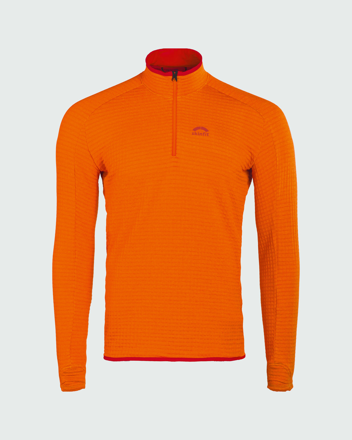 Fliana Active Grid Longsleeve Zip Shirt