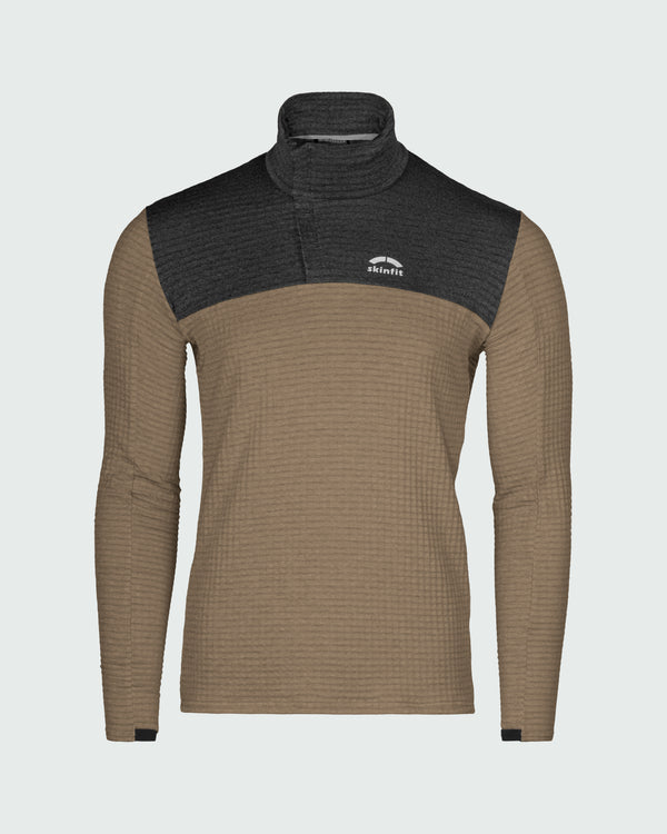 Ducan Flow Grid Longsleeve Zip Shirt