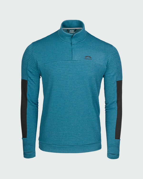 Ducan Flow Grid Longsleeve Zip Shirt