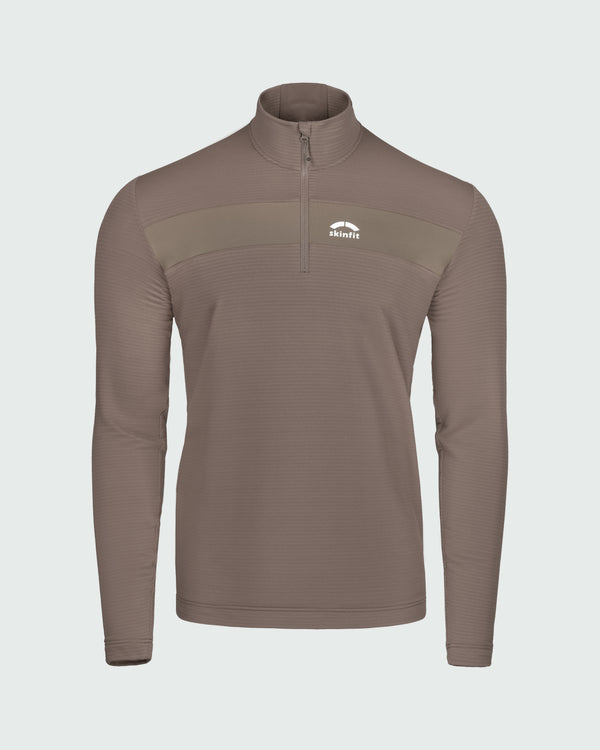 Buffalora Active Grid Longsleeve Zip Shirt
