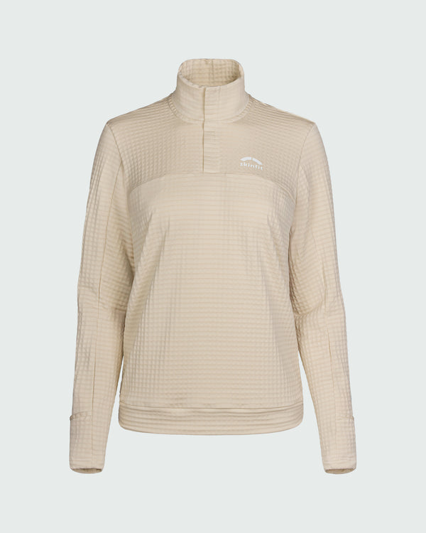 Ducan Flow Grid Longsleeve Zip Shirt W