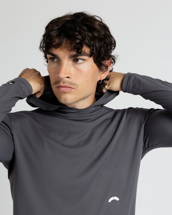 Mendrisio Dry Grid Hooded Longsleeve Shirt