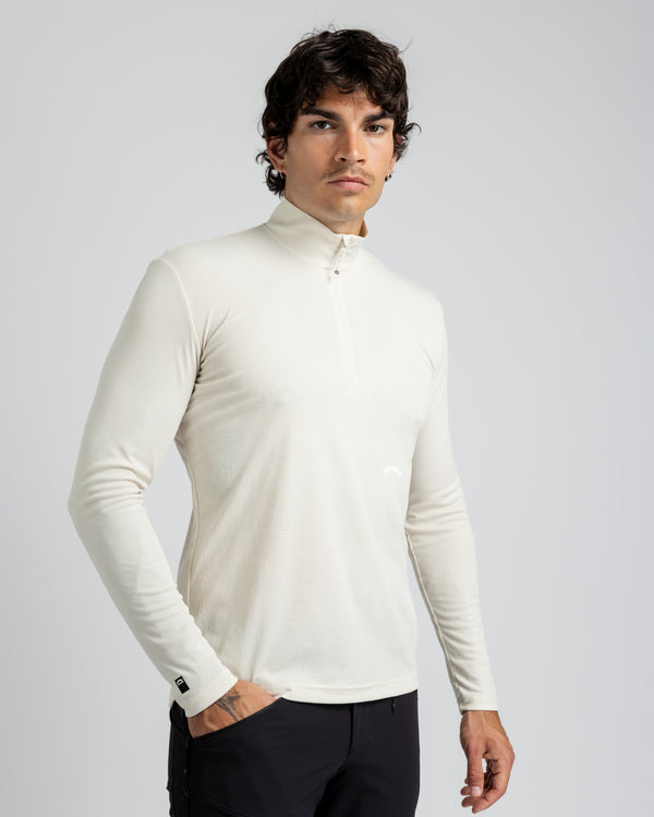 Mendrisio Dry Grid Longsleeve Zip Shirt