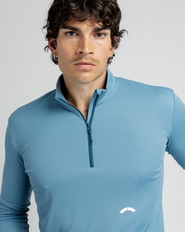 Mendrisio Dry Grid Longsleeve Zip Shirt