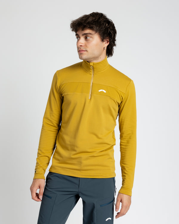 Buffalora Active Grid Longsleeve Zip Shirt
