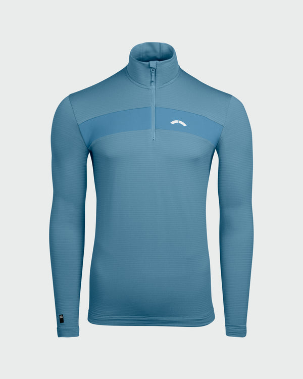 Buffalora Active Grid Longsleeve Zip Shirt
