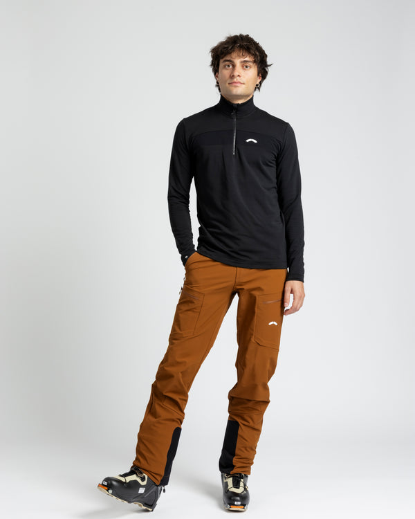 Buffalora Active Grid Longsleeve Zip Shirt
