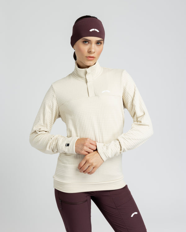 Ducan Flow Grid Longsleeve Zip Shirt W