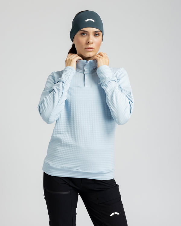 Ducan Flow Grid Longsleeve Zip Shirt W