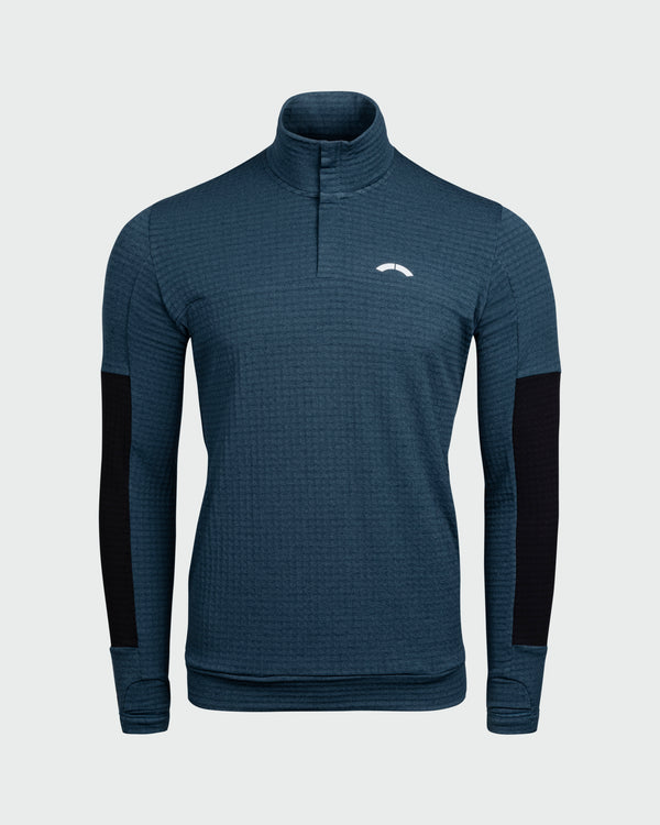 Ducan Flow Grid Longsleeve Zip Shirt