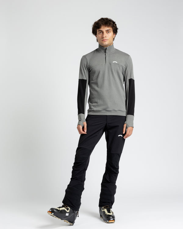 Ducan Flow Grid Longsleeve Zip Shirt
